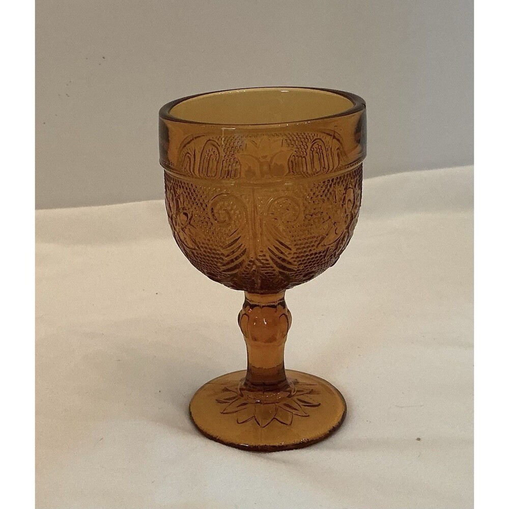 Vintage Indiana Glass Tiara Wine Glass